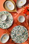 Hermia Juego de Desayuno de Porcelana Multicolor de 8 Piezas